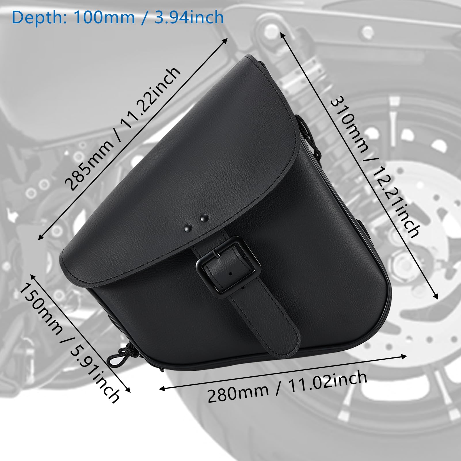 Amazon.com: Dream Apparel Motorcycle Swingarm Bag with Black